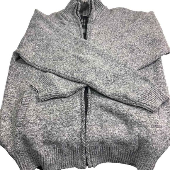 Thomas Payne UK Collection Gray Zip Up Sweater - Picture 6 of 12